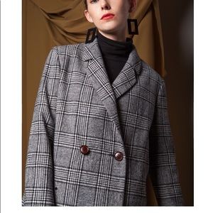petite studio NYC  plaid blazer